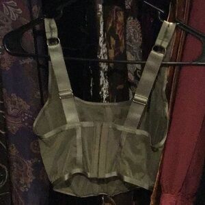 Green Corset Top